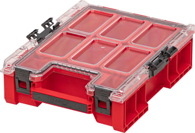 Qbrick System ONE Organizer M Plus RED ULTRA HD Organiser 364 x 264 x 106 mm 4 l stapelbaar IP66