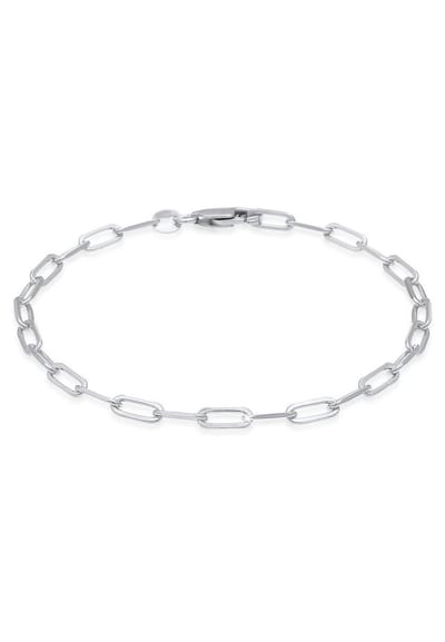 Elli - Armband - Dames Ovale Basis Ketting Blogger Trend in 925 Sterling Zilver - Dames
