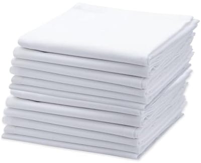 Katoenen Keukenhanddoeken Set van 12 - 28x28 cm - Herbruikbare Vaatdoeken voor Keuken en Huishoudelijk Gebruik