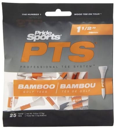 Pride Sports PTS Bamboo Tees 38mm 25pcs