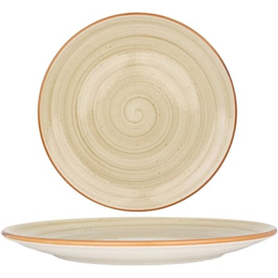Bonna Dinerbord - Aura Terrain - Porselein - 27 cm - set van 6