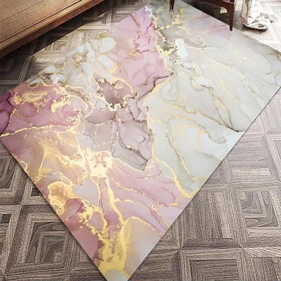 Geometrisch Patroon Groot Tapijt Kreukbestendig Antislip Zachte Vloermatten voor Huis Woonkamer Decoratie Slaapkamer Keuken Kleden 80 x120