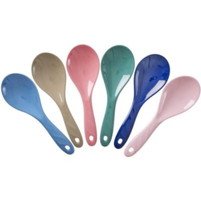 Rice melamine saladelepel a new york minute, assorti