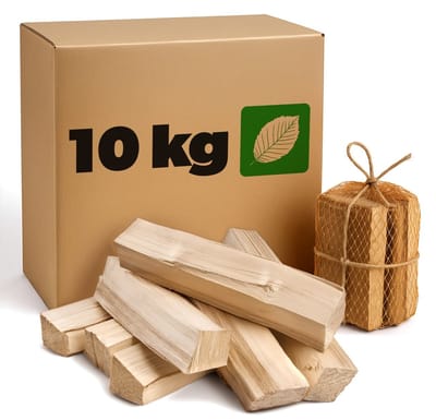 KADAX Aanmaakhout van beukenhout, 10 kg, natuurlijke en efficiënte aanmaakblokjes voor open haard, oven, grill en vuurschaal, brandhout, brandhout, brandhout