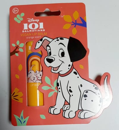 Disney 101 Dalmatiers vegan lipbalm - oranje lipbalsem - orange sinaasappel - vegan lippenbalsem - 4,3g