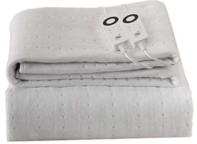 Verwarmde Deken met Dubbele Controle voor een Tweepersoons Bed