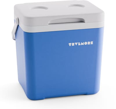 TRVLMORE Koelbox 14L - 47 Uur Koeling - Frigobox - Inclusief Koelelement - Koelbox Klein - Blauw