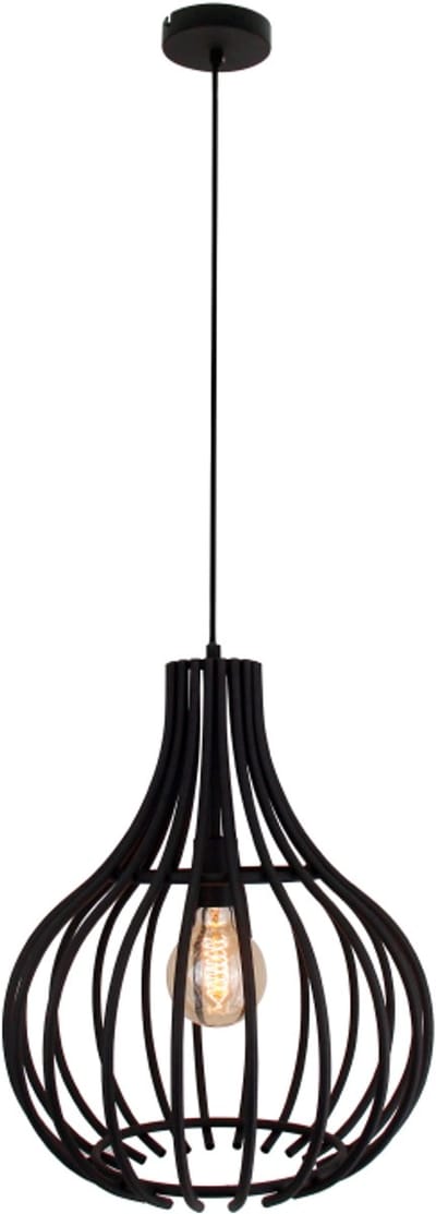 Chericoni Goccia Hanglamp - 1 lichts - Ø40cm - E27 - Zwart - Metaal