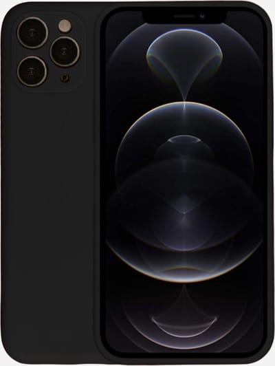 Smartphonica Telefoonhoesje Geschikt voor iPhone 12 Mini siliconen hoesje - Backcover Siliconen Case - Zwart geschikt voor iPhone 12 Mini