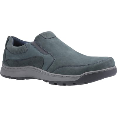 Hush Puppies Heren Jasper Nubuck Leren Slip On Schoen (Marine)