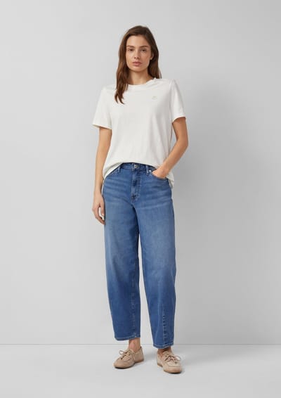 s.Oliver - female - Enkeljeans / Regular fit / Hoge taille / Halflange pijp