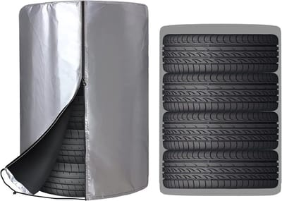 Waterdichte en stofdichte bandentas voor 4 banden, geschikt voor 18-22 inch, 210D Oxford