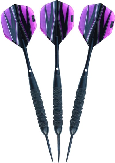 ABC Darts - Pentathlon Steeltip Zwarte Dartpijlen Raven - 23 gram