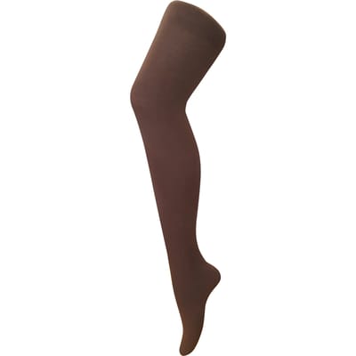 Dames 80 denier ondoorzichtige effen gekleurde panty's - Bruin