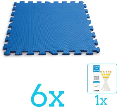 Intex - Zwembad Ondergrond - Zwembadtegels 50x50 cm - 8 Tegels - Volumebundel - Vloertegels - 6-delig
