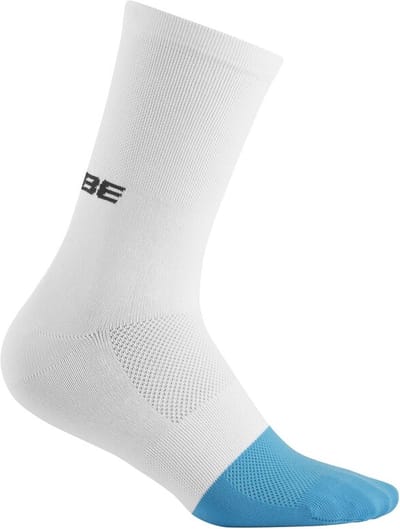 CUBE Fietssokken SOCKS HIGH CUT TEAMLINE WHITE/BLUE 44-47