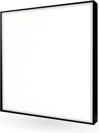 Ledvion - LED Paneel Opbouw 60x60CM - Zwart Light Weight Frame - Opbouwarmatuur