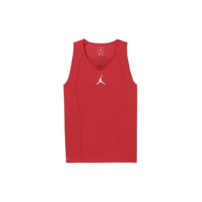 Jordan SS22 Effen Logo Print Mouwloos Basketbal Vest Heren Tops Rood 887443-687 L red