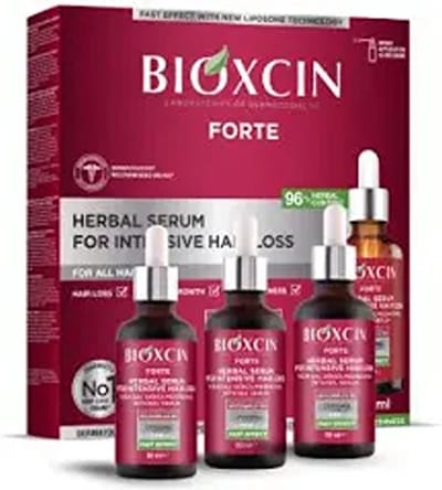 Bioxcin Forte - Kruiden Haarserum - 3x50ml - Tegen Haaruitval - Unisex