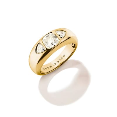 Thomas Sabo - TR2525-414-14-50 - Ring - Dames - 925 Zilver - Bold Elegance - Ringmaat 50