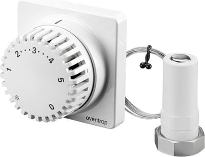 Oventrop thermostaatkop Uni LH afstandbediening M30x1.5 cap. 5 m met nulstand wit