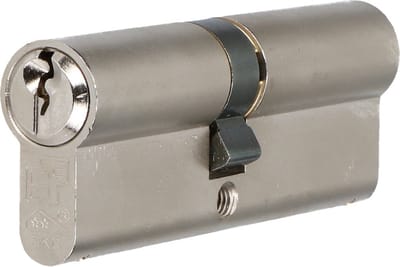 S2 veiligheidscilinder S6 40/45 SKG 2, dubbele profielcilinder (verschillend sluitend)
