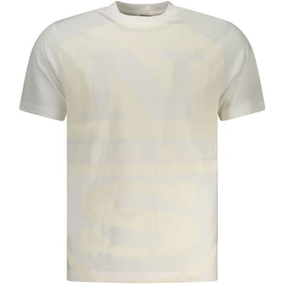 North Sails Bianco Katoenen Heren T-Shirt
