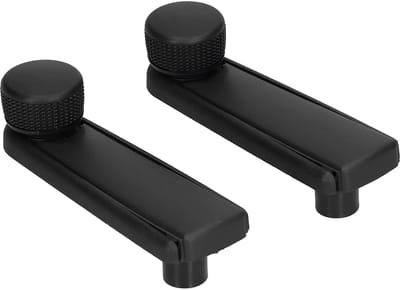 Dailygoods- Raamkruk met slot - 2x Vervangende Raamkruk - Compatibel met Carrado/T4 - Hoogwaardige ABS Materiaal - Eenvoudige Installatie - Raamwinder