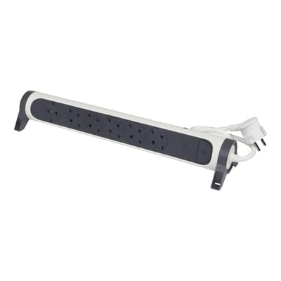 Legrand Premium automatische 6-uitgangs stekkerdoos 1,5M (Europese Stekkerdoos) - 694526 [5 stuks]