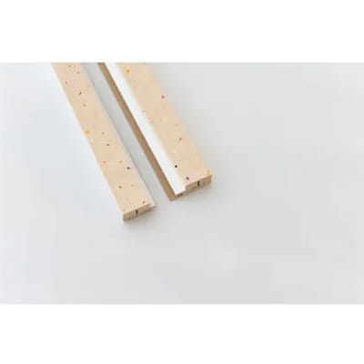 Maestro Latt Afwerkprofielset - Concrete Bloom + White - 277cm - 71x20mm