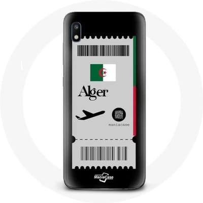 Hoesje voor Samsung Galaxy A10 Vliegticket Algiers