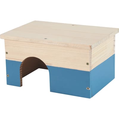 Zolux neolife houten huisje cavia blauw