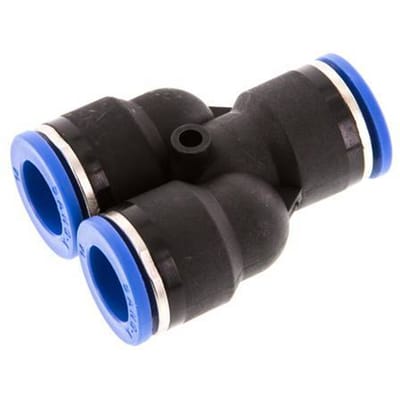 14mm Y-koppeling PA 66 Insteekfitting NBR