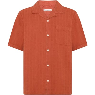 Gestructureerde Shirt KnowledgeCotton Apparel