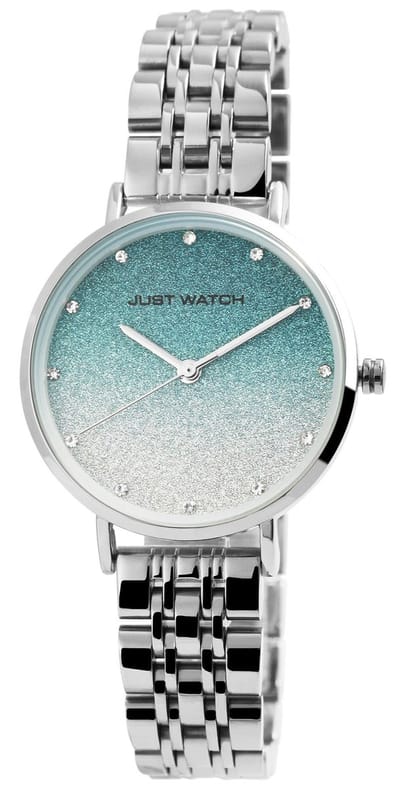 JUST WATCH dameshorloge roestvrij staal met roestvrijstalen armband, 3 ATM