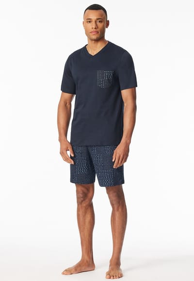 Schiesser - Fine Interlock – Pyjama – 182612 – Graphit – Maat M