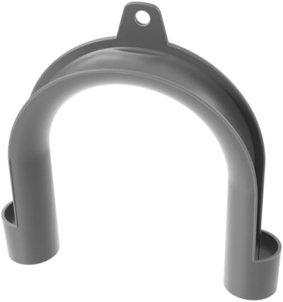 Dailygoods- Slanghouder Antislip - U-vormige Beugel - Kunststof - Afvoerhaak - Voor Afvoerslang - 5,12 × 4,72 × 2,8 cm