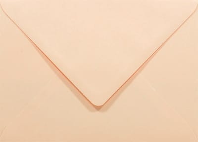 Gladde zalmkleurige enveloppen A6 - 125 x 175 mm - B6 - 50 stuks - NK natgelijmde - 80 gram - Rainbow - Netuno