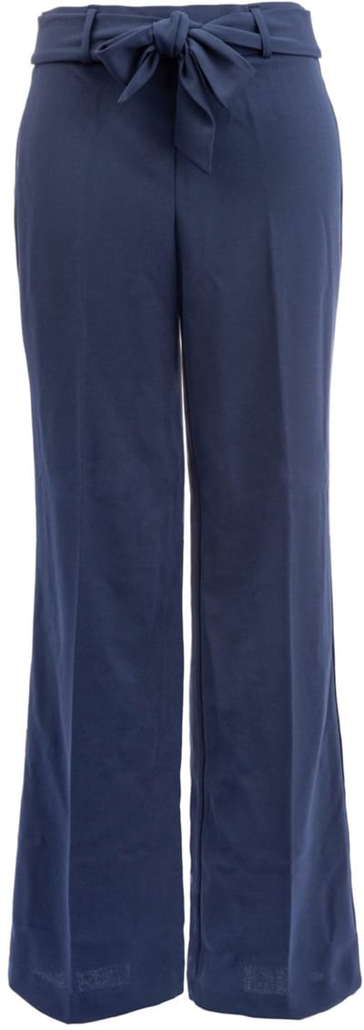 NED Broek Casper Crepe Woven Elastan 26s2 U245 01 Marine Dames Maat - S