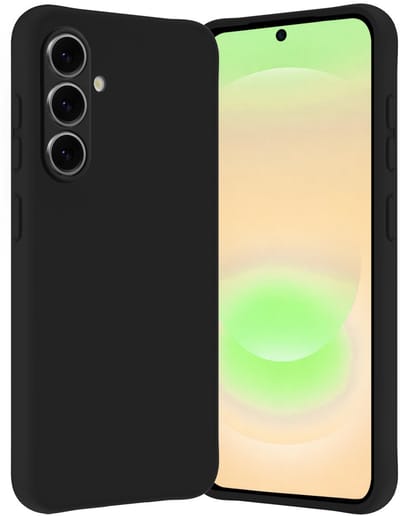Hoes - Geschikt voor Samsung Galaxy A37 - Sterk & Shockproof - Hoesje Cover - Siliconen Case - Zwart