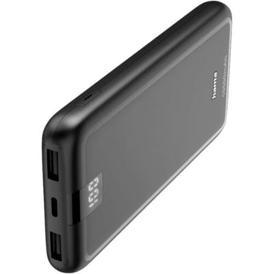 Hama Performance 10 Power Pack 10000 mAh 3 Outputs: USB-C 2x USB-A Anthracite - 10000 mAh