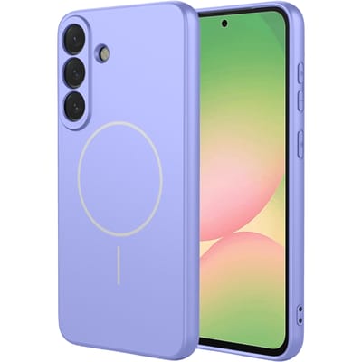 Mocaa Samsung Galaxy A57 Siliconen Magnetische Case Paars