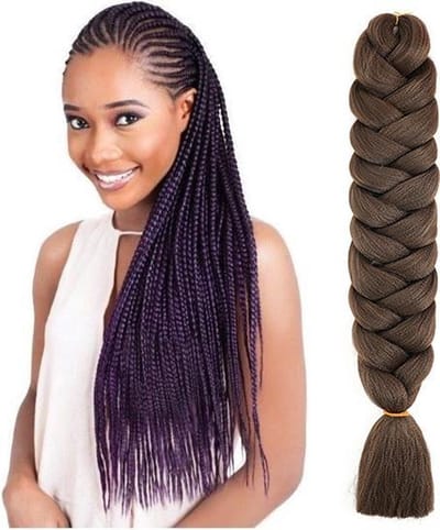 X-Pression Ultra Braid Premium - Vlechthaar - Warm Bruin - Brown - Synthetisch haar-