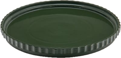XLBoom Ikon Bord Large Groen - ø37cm - Keramische design kom - Verkrijgbaar in Maroon | Green | Black - Duurzaam keramiek voor stijlvol wonen