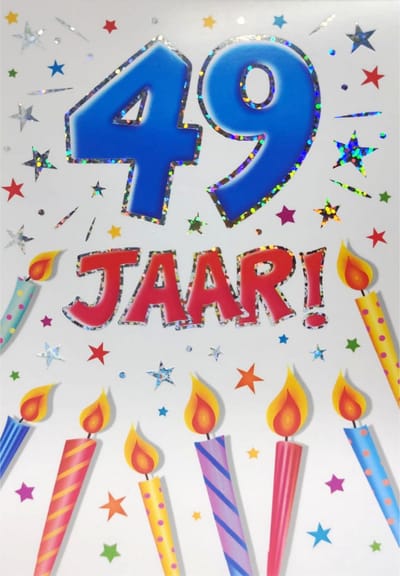 Verjaardagskaart - That Funny Age - 49 jaar - Met Envelop - Per stuk