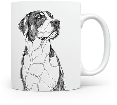 Beker Grote Zwitserse Sennenhond