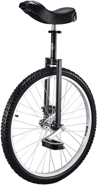 Eenwieler - Monowiel - Street Riding Stunts - Verstelbare Zadelhoogte - 24 inch Wiel - Zwart