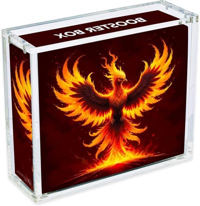 Acryl Box - Display Bescherming - Verzamelkaarten Opslag - Magnetisch Openingssysteem - 146 x 47 x 127 mm - Transparant