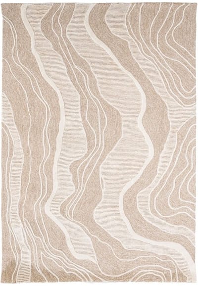 Vloerkleed Soil 190x290cm - beige | BY-BOO