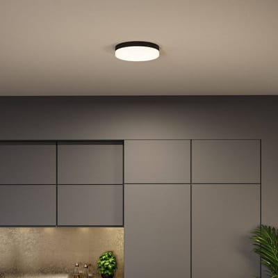 Paulmann Amalie LED plafondlamp met 3-traps dimfunctie, zwart